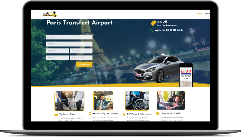 paris transfert site